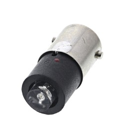 1 pcs - Marl Red LED Indicator Lamp, 24V dc, BA9s Base, 4.9mm Diameter, 2750mcd