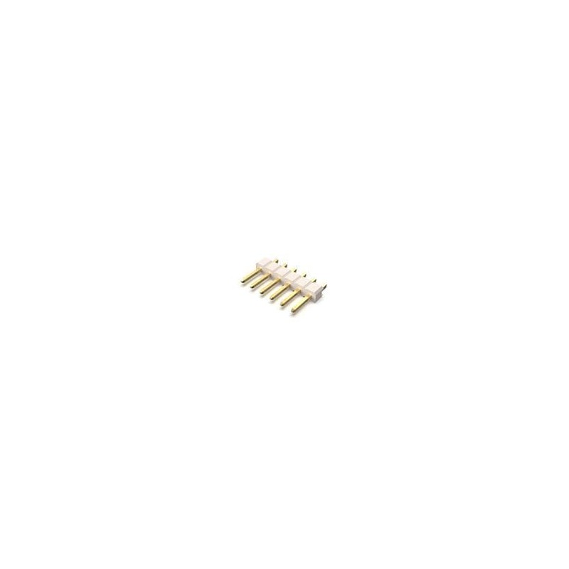 1 pcs : BG301-06-A-0540-L-B - Board to Board & Mezzanine Connectors 6w, 2.54mm Pth Header, SIL, SMT, Horiz, GF, LCP Natural, T+R