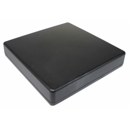 1 pcs - Takachi Electric Industrial TW Series Black ABS Enclosure, IP40, Black Lid, 125 x 175 x 65mm