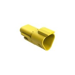 1 pcs : AT04-3P-YEL - Automotive Connectors 9 Pin receptacle