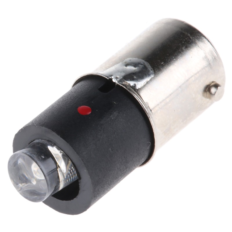 1 pcs - Marl Red LED Indicator Lamp, 8-48V ac/dc, BA9s Base, 4.9mm Diameter, 11000mcd