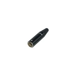 1 pcs : RT3MC-B - XLR Connectors 3P MALE CABLE CONN BLK HSNG, Au CONT