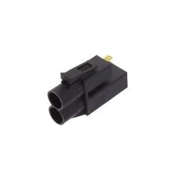 1 pcs : DCSHHPE02BK - Automotive Connectors 9.5MM 2W HSNG BLK UNSEALED