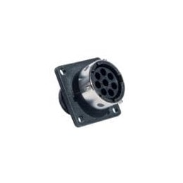 1 pcs : UTG016-19PH - Standard Circular Connector 19P Pin Receptacle Wall Mount Size 16