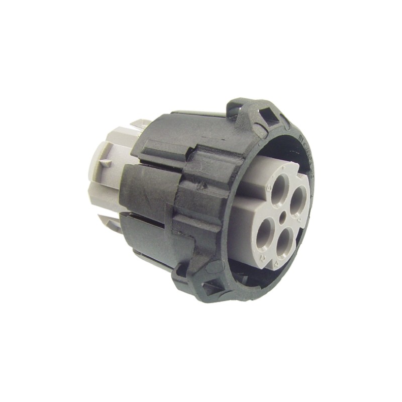 100 pcs - ITT Cannon, APD 4 Pole Din Plug, DIN 72585, 48 V dc IP67, IP69K, Male, Cable Mount