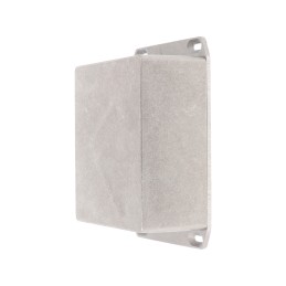 1 pcs - Hammond 1590 Series Natural Die Cast Aluminium Enclosure, IP54, Flanged, Natural Lid, 120 x 94 x 52.5mm