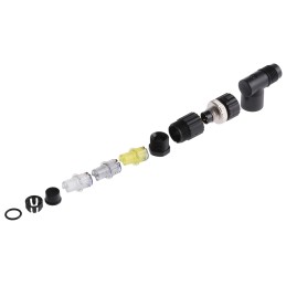 100 pcs - Hirschmann Circular Connector, 3 Contacts, Cable Mount, M8 Connector, Plug, Male, IP67, E Series