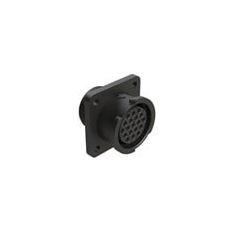 1 pcs : FLS014N19S03-PM - Standard Circular Connector 19 POS SQUARE FLANGE RECEPT