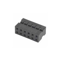 1 pcs : M22-3020600 - Headers & Wire Housings 6+6 PIN DIL FEMALE HOUSING