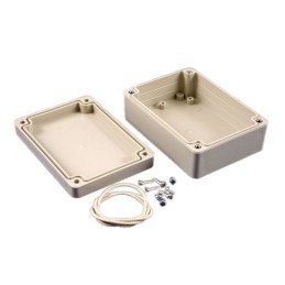 1 pcs - Hammond RP Series Light Grey ABS General Purpose Enclosure, IP65, Light Grey Lid, 105 x 75 x 40mm