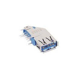 1 pcs : 48404-0003 - USB Connectors USB 3.0 F/A Up RVS REC CH1.25 15u'