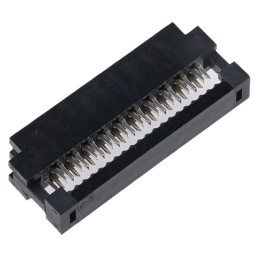 5 pcs - Amphenol Communications Solutions 20-Way IDC Connector Socket for Cable Mount, 2-Row