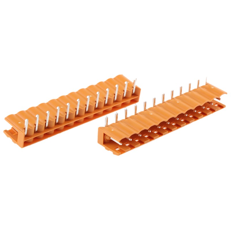 5 pcs - Weidmuller 5.08mm Pitch 12 Way Right Angle Pluggable Terminal Block, Header, Through Hole, Solder Termination