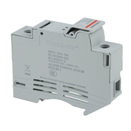 1 pcs - Mersen 32A Rail Mount Fuse Holder for 10 x 38mm Fuse, 1P, 690V ac