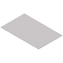 1 pcs - CAMDENBOSS Steel Mounting Plate, 1mm H, 287mm W, 170mm L for Use with 110 Instrument Case