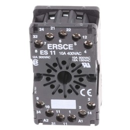 1 pcs - Crouzet 11-Pin Connector Base For Use With 812 Series, 814 Series, 815 Series, 815E Series