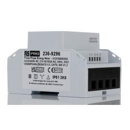 1 pcs - RS PRO 3 Phase LCD Backlit Energy Meter, Type Energy Meter