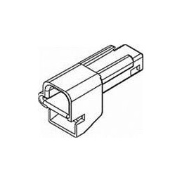 1 pcs : 12064870 - Automotive Connectors 2P UNSEALED MALE 14A METRIPACK 150 BLUE