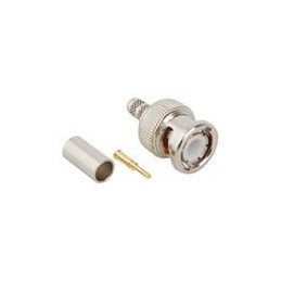 1 pcs : 112116 - RF Connectors / Coaxial Connectors BNC STRAIGHT PLUG 58/LMR 195