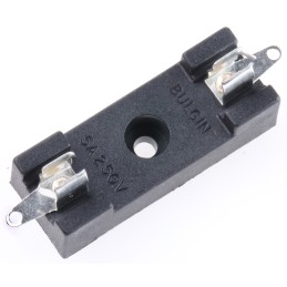 1 pcs - Bulgin 5A Base Mount Fuse Holder for 6.3 x 32mm Fuse, 250V ac