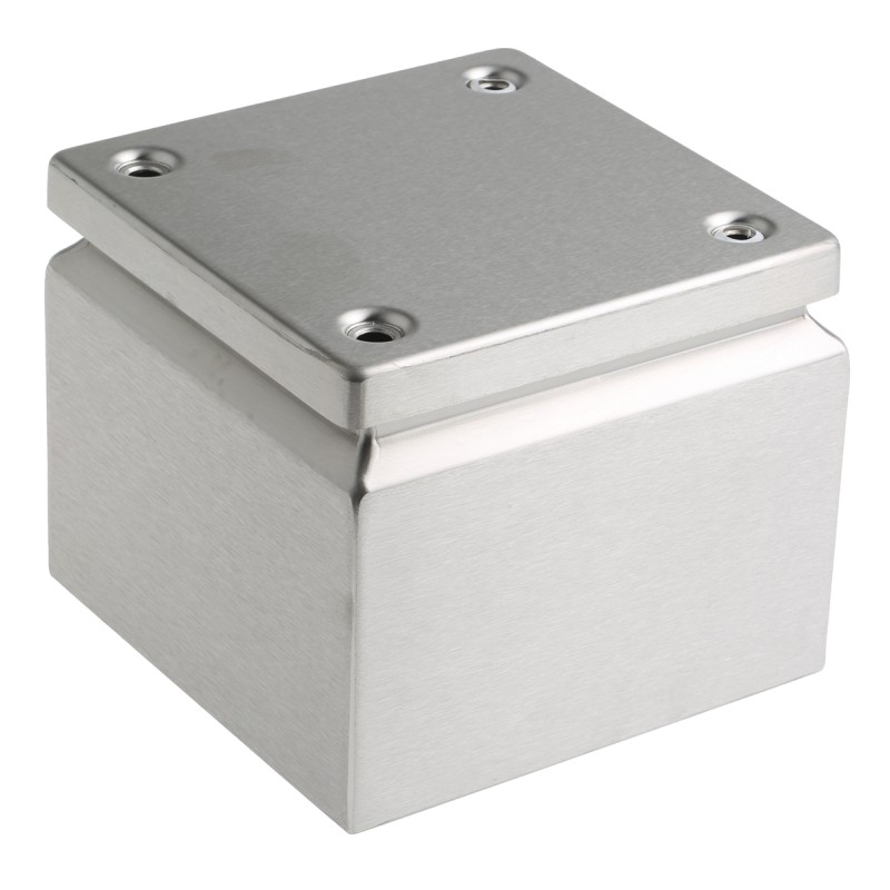 1 pcs - Rittal KL Series 304 Stainless Steel Terminal Box, IP66, 150 mm x 150 mm x 120mm