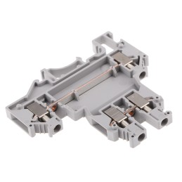 5 pcs - Phoenix Contact UKKB3 Series Grey Double Level Terminal Block, 0.2 - 2.5mm², Double-Level, Screw Termination