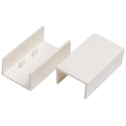 2 pcs - RS PRO PVC Cable Trunking Accessory, 38 x 25mm