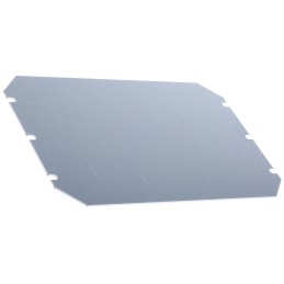 1 pcs - Fibox Steel Mounting Plate, 270mm H, 1.5mm W, 170mm L for Use with CAB PC/ABS Cabinet