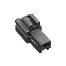 1 pcs : 15509260 - Automotive Connectors 2 way Male OCS 1.5 Unsealed Black CONN