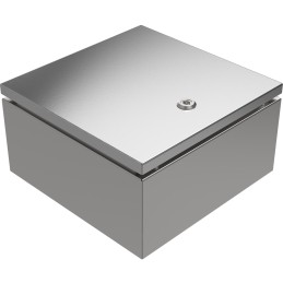 1 pcs - RS PRO 304 Stainless Steel Wall Box, IP66, IP69, 300 mm x 300 mm