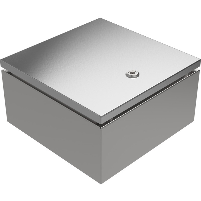 1 pcs - RS PRO 304 Stainless Steel Wall Box, IP66, IP69, 300 mm x 300 mm