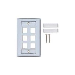 1 pcs : AX104231 - Fibre Optic Connectors KCONN FACEPLATE 2-P SSTEEL