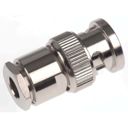 100 pcs - Amphenol RF, Plug Cable Mount BNC Connector, 50Ω, Clamp Termination, Straight Body