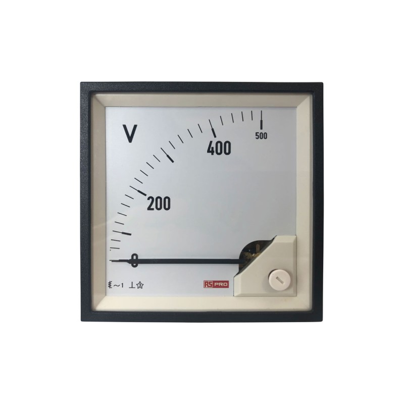 1 pcs - RS PRO Analogue Voltmeter AC, Analogue Display 0.01