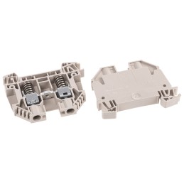 5 pcs - Weidmüller W Series Brown Feed Through Terminal Block, 0.5 - 10mm², Single-Level, Screw Termination, ATEX, IECEx