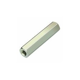 1 pcs : R40-1002502 - Standoffs & Spacers M4 x 25mm HEX SPACER BRASS 7mm A/F