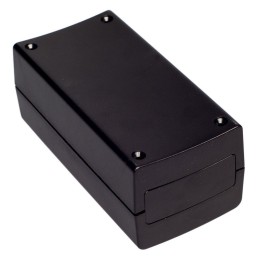 1 pcs - RS PRO Black ABS Enclosure, IP53, IK07, 120.8 x 60.7 x 51.5mm