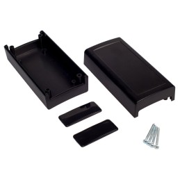 1 pcs - RS PRO Black ABS Enclosure, IP53, IK07, 120.8 x 60.7 x 51.5mm