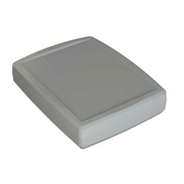 1 pcs - RS PRO Grey ABS Enclosure, IP64, IK07, Grey Lid, 184.7 x 144.6 x 38.5mm