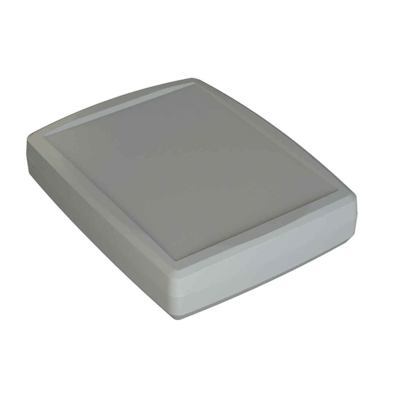 1 pcs - RS PRO Grey ABS Enclosure, IP64, IK07, Grey Lid, 184.7 x 144.6 x 38.5mm