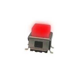 1 pcs : TC002W-N11BSWURXX - Tactile Switches TACTILE SW SPST ULTRA RED LED