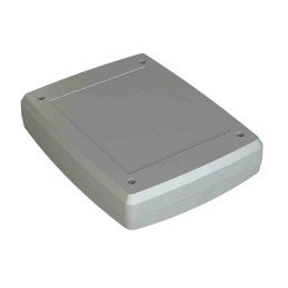 1 pcs - RS PRO Grey ABS Enclosure, IP64, IK07, Grey Lid, 184.7 x 144.6 x 38.5mm