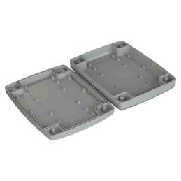 1 pcs - RS PRO Grey ABS Enclosure, IP64, IK07, Grey Lid, 184.7 x 144.6 x 38.5mm