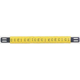 1 Bag of 250 - HellermannTyton Ovalgrip Slide On Cable Markers, Black on Yellow, Pre-printed '9', 2.5 - 6mm Cable