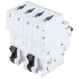 1 pcs - ABB System Pro M Compact S200 MCB, 4P, 16A Curve C, 400V AC, 110V DC, 6 kA Breaking Capacity