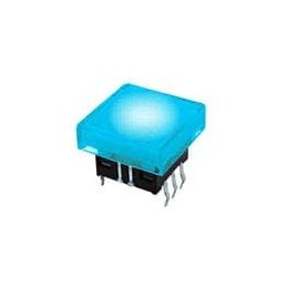 1 pcs : TC012W-N11ASWTUBXX - Tactile Switches TACT SW 50mA/12VDC ULTRA BLUE LED