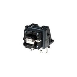 1 pcs : ITS23FR2ST - Tactile Switches Rt. Angle thru-hole Yllw/Grn LED, no cap