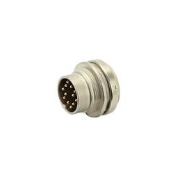1 pcs : C091 31W003 100 2 - Circular DIN Connectors 3P DIN PANEL MALE