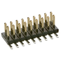 5 pcs - HARWIN Archer M50 Series Right Angle Surface Mount Pin Header, 14 Contact(s), 1.27mm Pitch, 2 Row(s), Unshrouded