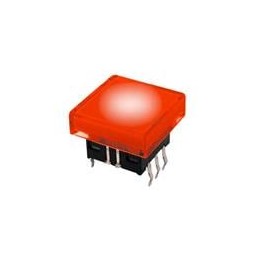 1 pcs : TC012W-N11ASWT-RGB - Tactile Switches TACT SW 50mA/12VDC RED/GRN/BLU LED